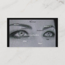 Visitekaartje voor zwarte en witte fotograaf