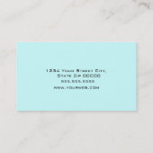 Visitekaartje voor zwarte luchters 1 (Achterkant)