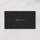 Visitekaartje voor zwarte textuur (Achterkant)