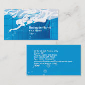 Visitekaartje voor zwembad (Voorkant / Achterkant)