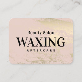 Visitekaartje Voorjaarswasinstructies nazorginstru