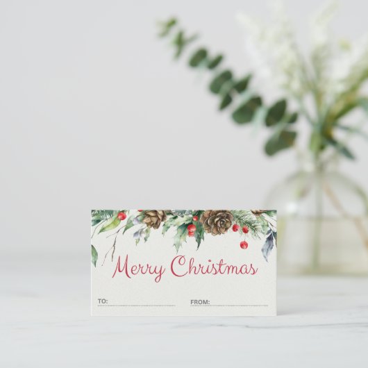 Visitekaartje voucher $100 (Staand voorkant)