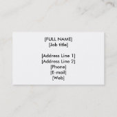 Visitekaartje vrachtschip (Achterkant)