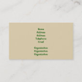 Visitekaartje vrijwilliger (Achterkant)