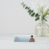 Visitekaartje Vrouw Schrijver (Staand voorkant)