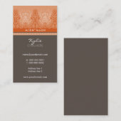 VISITEKAARTJE vrouwelijk gedetailleerd (Voorkant / Achterkant)