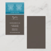 VISITEKAARTJE vrouwelijk gedetailleerd (Voorkant / Achterkant)