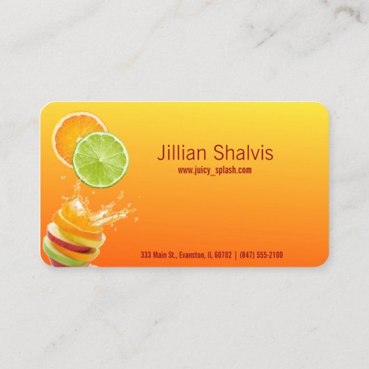 visitekaartje vruchtensappen (Achterkant)