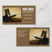 visitekaartje vulpen (Voorkant / Achterkant)