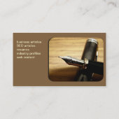 visitekaartje vulpen (Achterkant)