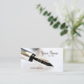 Visitekaartje vulpen (Staand voorkant)