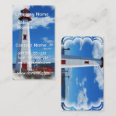 Visitekaartje vuurtoren (Voorkant / Achterkant)