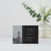 Visitekaartje vuurtoren (Staand voorkant)