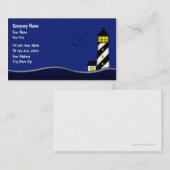 Visitekaartje vuurtoren (Voorkant / Achterkant)