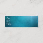 Visitekaartje vuurvliegjes witte bloem mager (Achterkant)