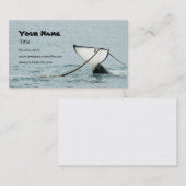 Visitekaartje walvisvis (Voorkant / Achterkant)