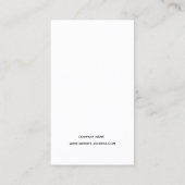 Visitekaartje wasinstructies (Achterkant)