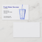 Visitekaartje waterdiensten (Voorkant / Achterkant)