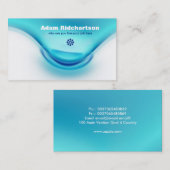 visitekaartje waterdruppel (Voorkant / Achterkant)