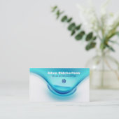 visitekaartje waterdruppel (Staand voorkant)