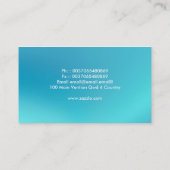 visitekaartje waterdruppel (Achterkant)