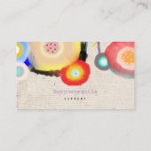 Visitekaartje waterkleurstoffen (Achterkant)