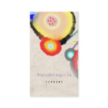 Visitekaartje waterkleurstoffen