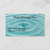 Visitekaartje waterschade (Voorkant)