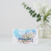 visitekaartje waterverf haakgaren (Staand voorkant)