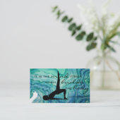 Visitekaartje Waterverf piloot (Staand voorkant)