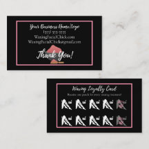 Visitekaartje Waxing Loyalty Discount