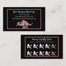 Visitekaartje Waxing Loyalty Discount