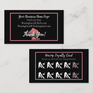 Visitekaartje Waxing Loyalty Discount