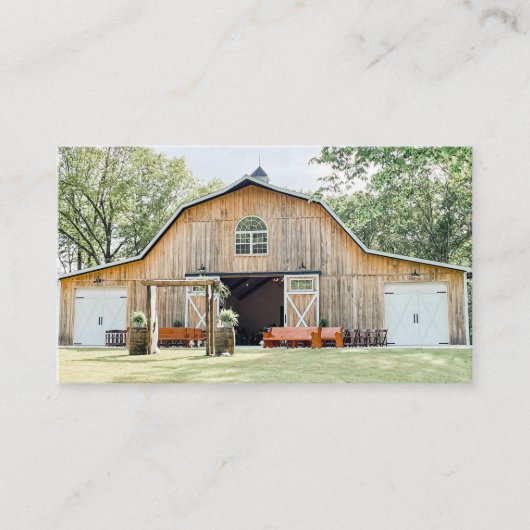 Visitekaartje Weddenschap Venue (Voorkant)