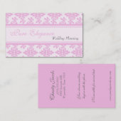 Visitekaartje Wedding Planner Damask Filigree (Voorkant / Achterkant)