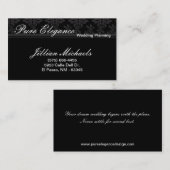 Visitekaartje Wedding Planner Damask Filigree (Voorkant / Achterkant)