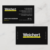 Visitekaartje Weichert Realtors (Voorkant / Achterkant)