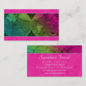 Visitekaartje Wereldkaart Wereldbol (Voorkant / Achterkant)