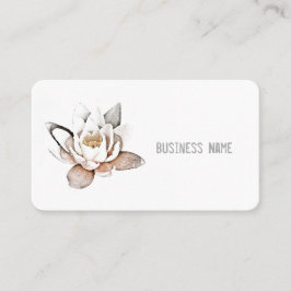 visitekaartje "WHITE LOTUS"