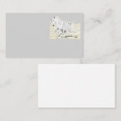 Visitekaartje White Stallion in Motion (Voorkant / Achterkant)