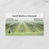 Visitekaartje wijngaarden (Voorkant)
