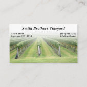 Visitekaartje wijngaarden (Voorkant)
