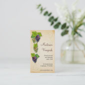 Visitekaartje wijngaarden (Staand voorkant)