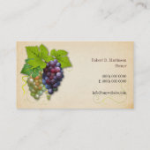 Visitekaartje wijngaarden (Achterkant)