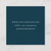 VISITEKAARTJE : WILLIAM MORRIS BOTANICAL PATTERN (Achterkant)