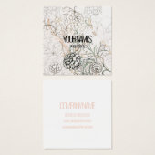 VISITEKAARTJE : WILLIAM MORRIS : WILD TULIP (Voorkant /achterkant)