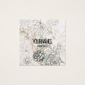 VISITEKAARTJE : WILLIAM MORRIS : WILD TULIP (Voorkant)