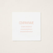 VISITEKAARTJE : WILLIAM MORRIS : WILD TULIP (Achterkant)