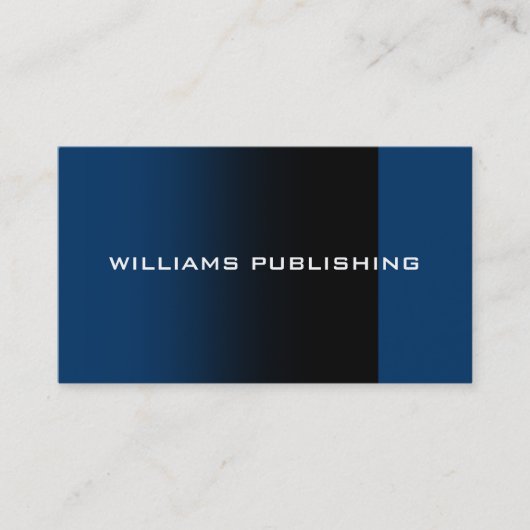 visitekaartje "Williams Publishing" (Voorkant)