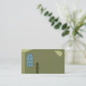Visitekaartje Windows en Leaves (Staand voorkant)